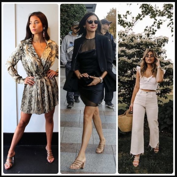 SCHULTZ Size 7B Felisa Strappy Sandal Pearl (Cream) Block Heel 3” - Picture 16 of 16